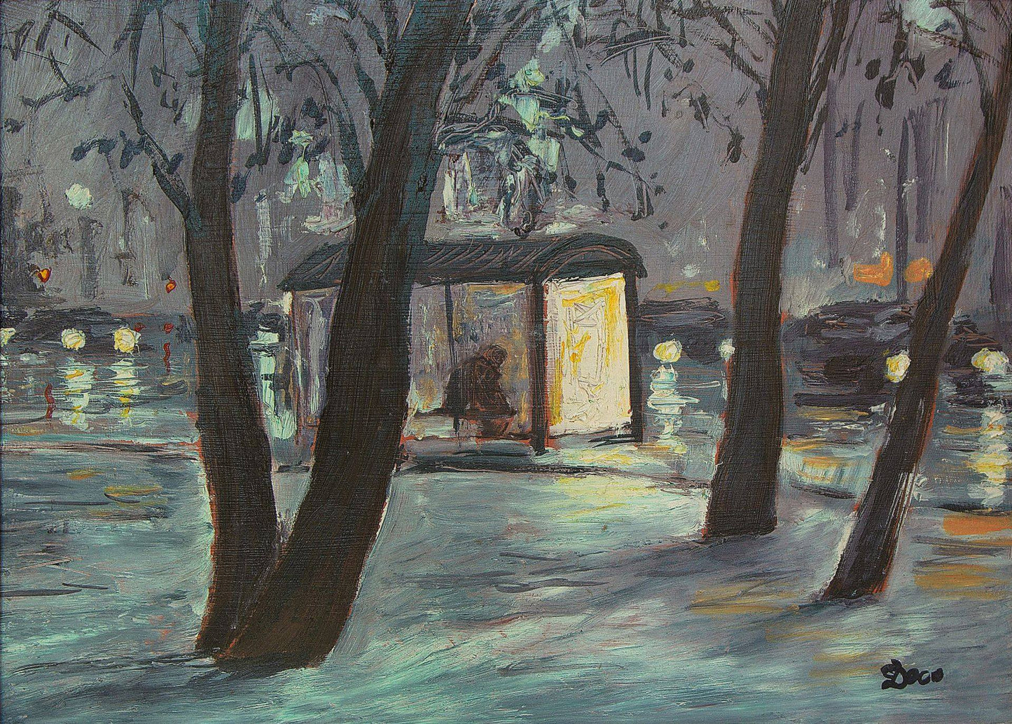 Этюд "Зима" 200o