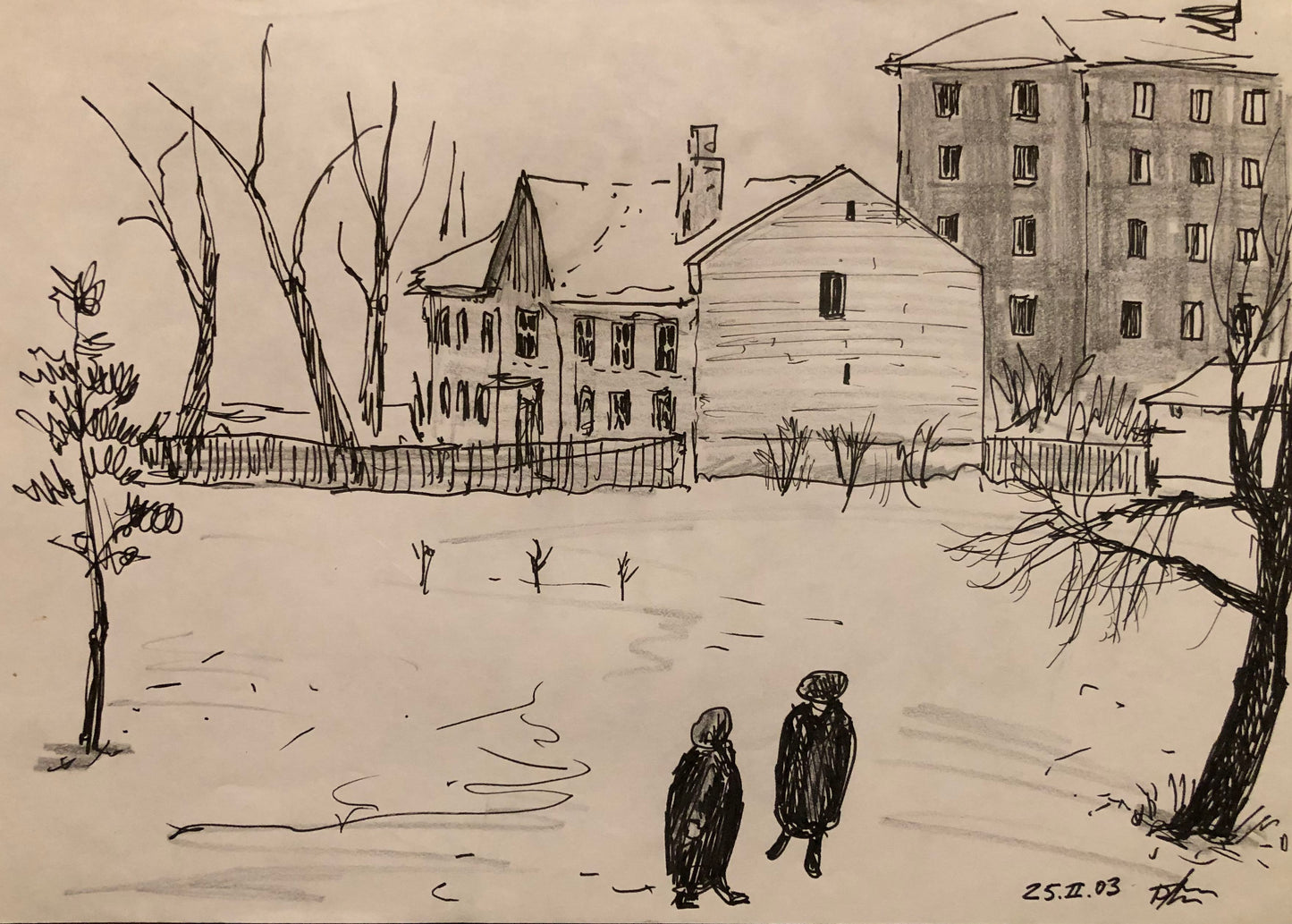 #11 Зарисовка из цикла "История одного двора. Типажи. 2003