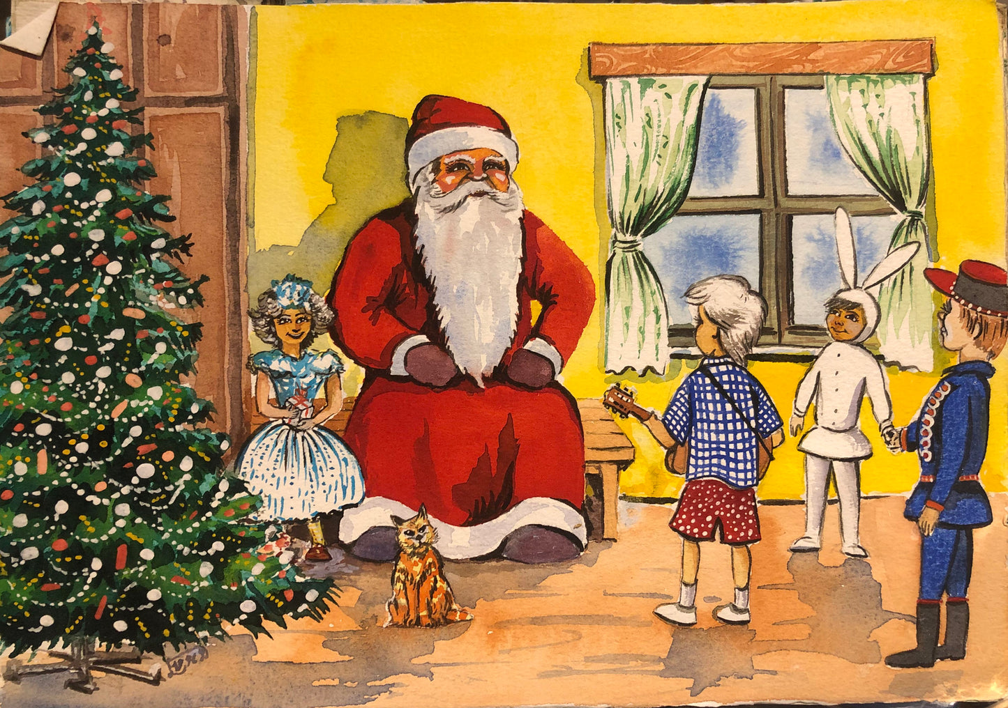 Postcard from Christmas series. 1996